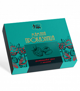Конфеты МАМИНА ПРОКАЗНИЦА, фисташковый крем с малиной,100 гр.